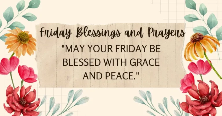 Friday Blessings and Prayers