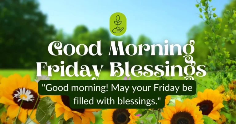 Good Morning Friday Blessings