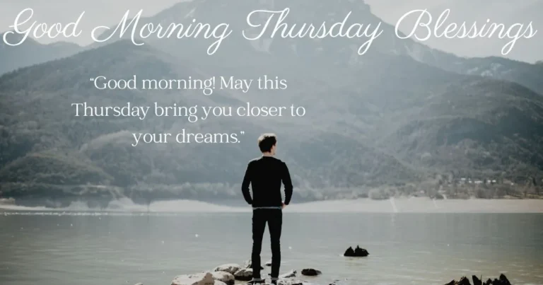 Good Morning Thursday Blessings
