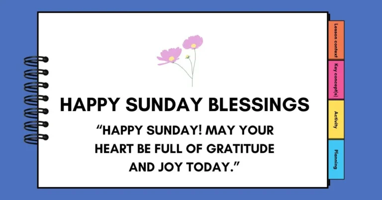 Happy Sunday Blessings