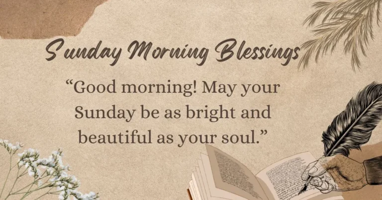 Sunday Morning Blessings
