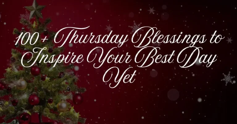 Thursday Blessings