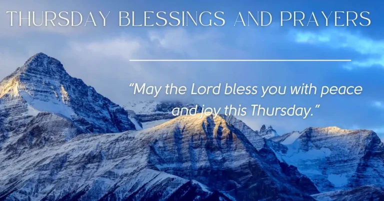 Thursday Blessings and Prayers